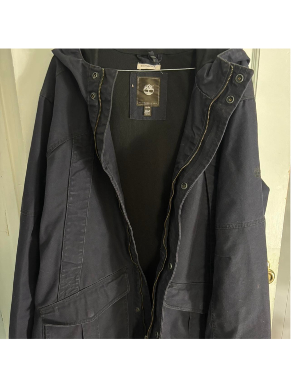 Timberland WeatherProof Jacket XL 
Zip up Buckles Retail 120$